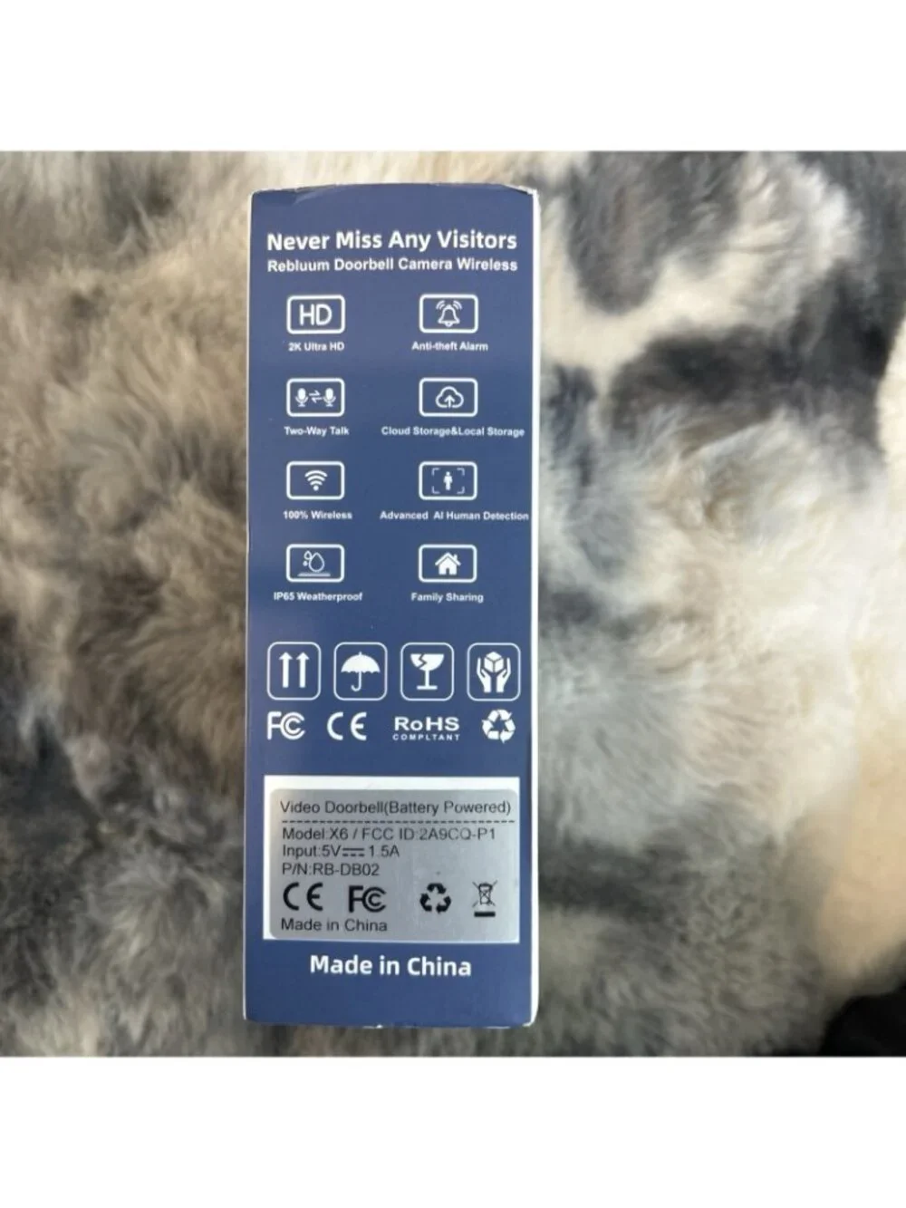 Wireless Doorbell Camera With Chime